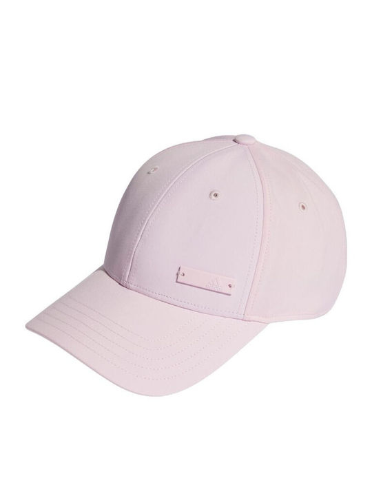 Women's Pink Metal Badge Lightweight Baseball Cap