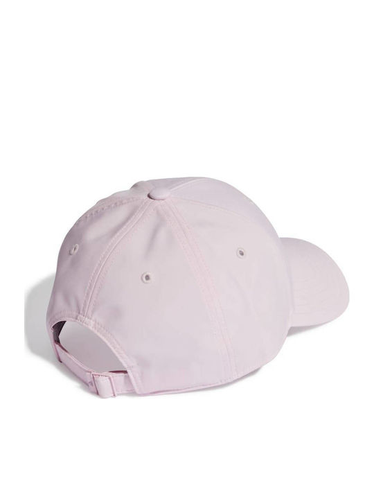 Women's Pink Metal Badge Lightweight Baseball Cap