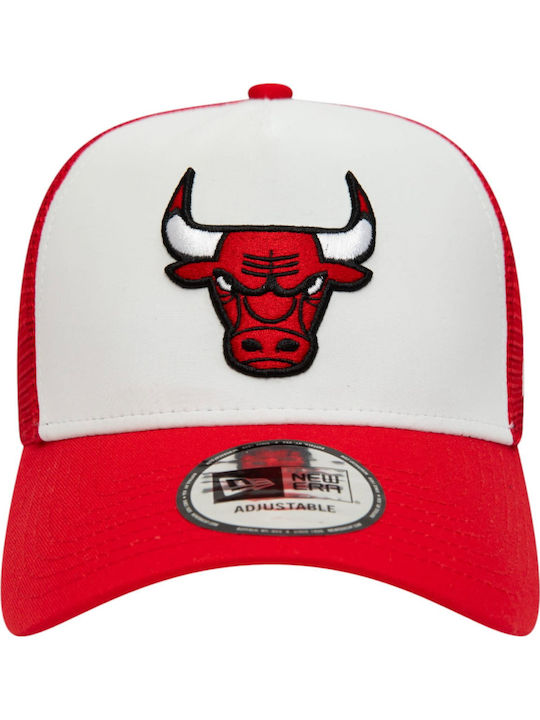Chicago Bulls Men's Trucker Cap Red/ White
