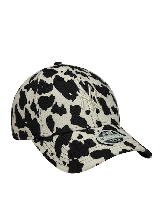 New Era 9forty New York Yankees Womens Mlb Cow Midi Black Cap