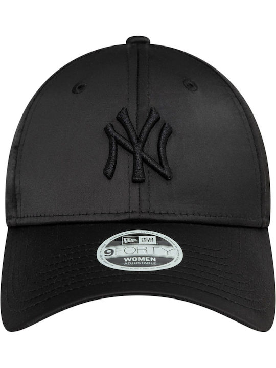 Șapcă reglabilă New Era MLB New York Yankees Satin 9Forty Negru