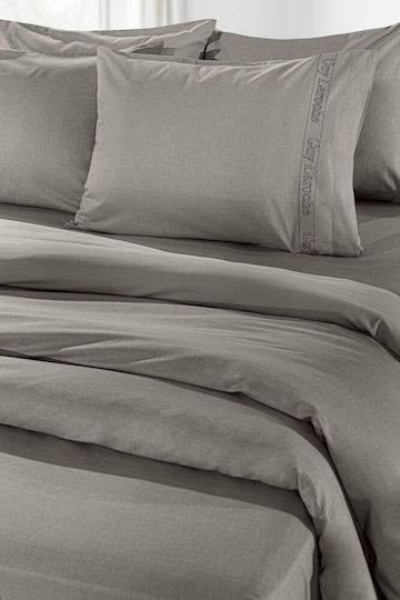 Guy Laroche Color Plus Kissenbezug-Set mit Umschlagumschlag Dark Wenge 50x70cm.