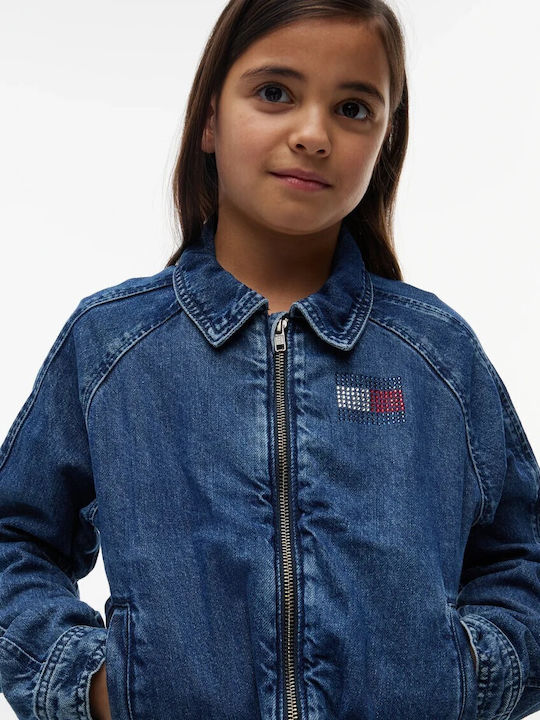 Kids Denim Jacket Denim Blue