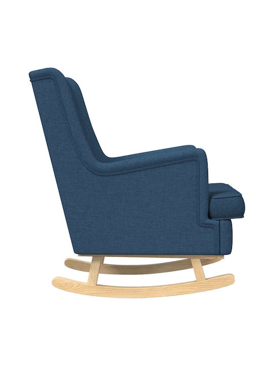 Schaukelnder Sessel Blau 62x80x85cm