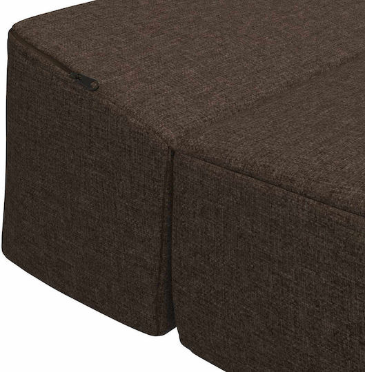 Multifunctional Bean Bag Chair Brown Sofa 200x70cm