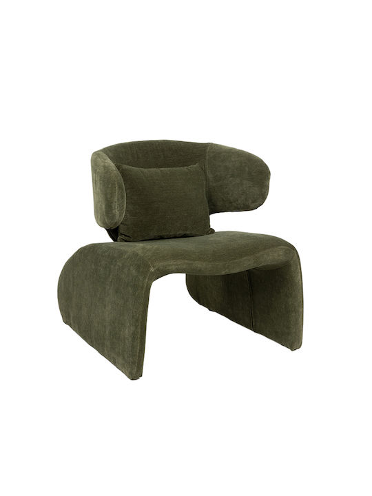 Enigma Scaun De Relaxare Verde Ulei 73x78x44cm