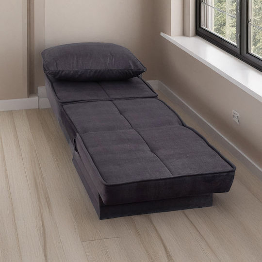 Thales Armchair Bed Gray 110x85x90cm