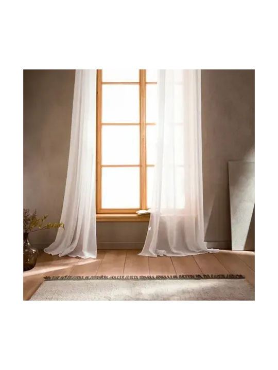 Gofis Home Curtain with Grommets Off White 200x295 cm
