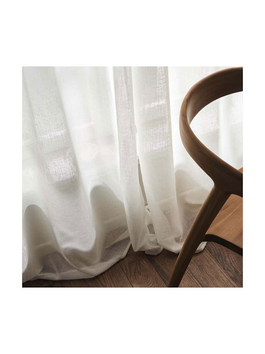 Gofis Home Curtain with Grommets Off White 200x295 cm