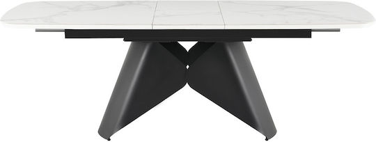 Nexus Τραπεζαρίας Επεκτεινόμενο Ασπρο 180x90x76εκ. Nexus Τραπεζαρίας Επεκτεινόμενο Ασπρο 180x90x76εκ.
