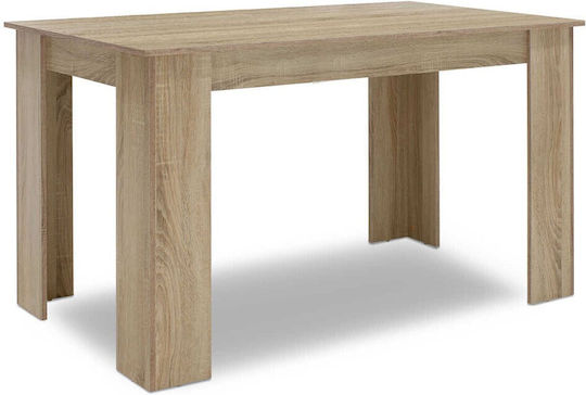 Hazel Table Dining Room Wooden Sonoma 140x80x75cm