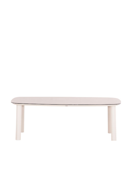 Dosun Tisch Speisesaal Cream 220x100x75cm