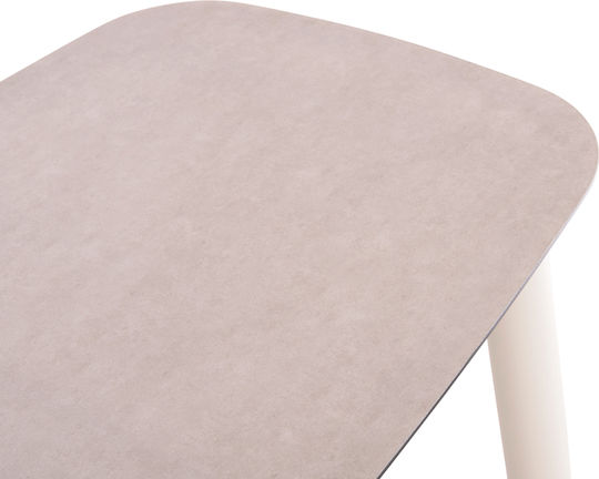Dosun Table Dining Room with Ceramic Surface Cream 220x100x75cm