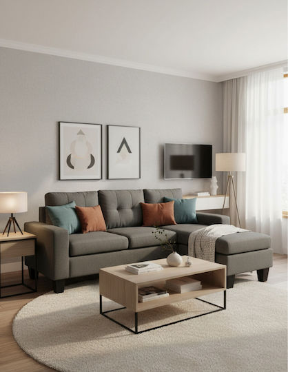 Porto Corner Fabric 185x128x75 cm Porto Corner Fabric 185x128x75 cm