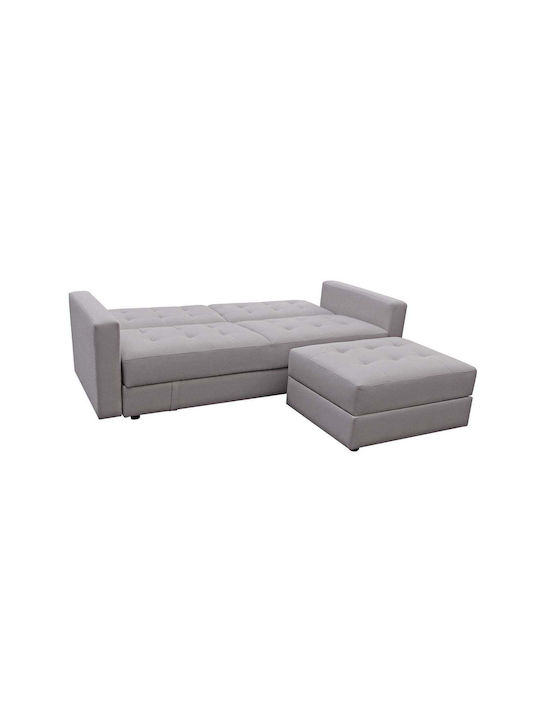 Jackson Ecke Sofa mit Bett mit Umkehrbarer Winkel & Stauraum Beige 193x137x81cm E9579,4