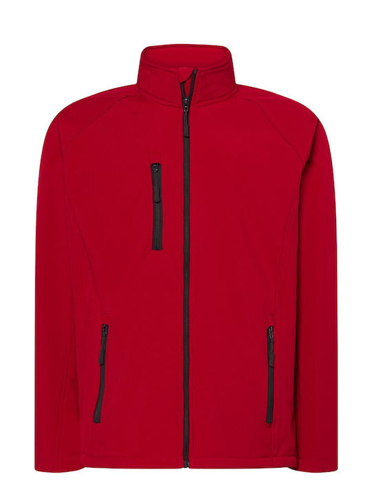 JHK Männer Werbebekleidung Langärmeliges Strickjacke in Roter Farbe JHK Männer Werbebekleidung Langärmeliges Strickjacke in Roter Farbe