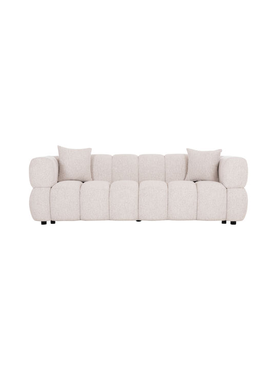 Norika Three-Seater Sofa Ecru 228x91x72 cm