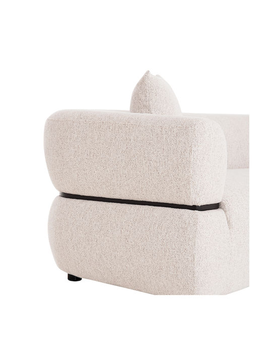 Arctis Canapea Cu Trei Locuri Bej Deschis 229x88x68cm