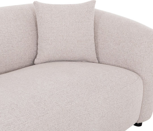 Three-Seater Sofa Beige 230x96x75cm