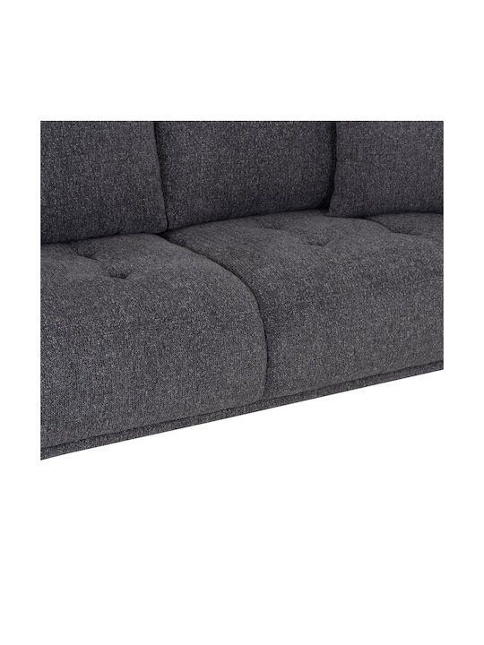 Structo Триместен Диван Сив 227x94x88см
