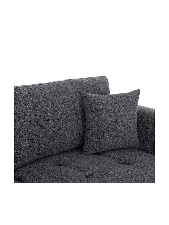Structo Триместен Диван Сив 227x94x88см