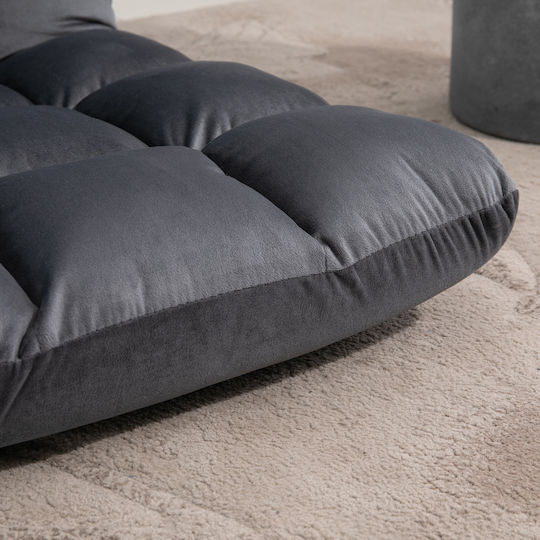 Bean Bag Chair Poof Gray 55x71x53.5cm