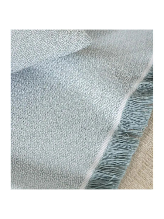 Nima Iris Four-Seater Sofa Throw Chenille 180x350cm Petrol