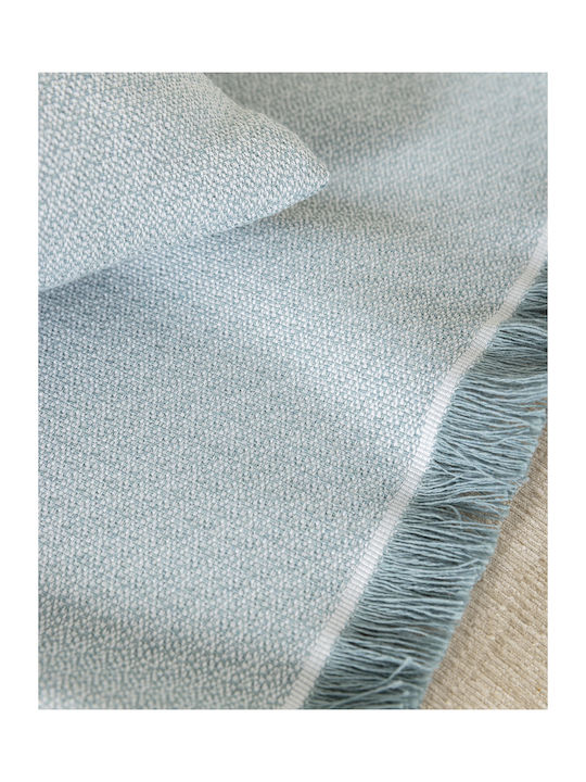 Nima Iris Four-Seater Sofa Throw Chenille 180x350cm Petrol