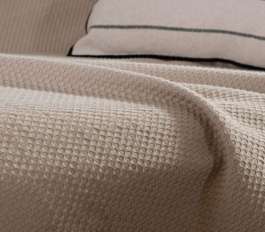 Nef-Nef Homeware Betty Three-Seater Sofa Throw 180x300cm Ecru
