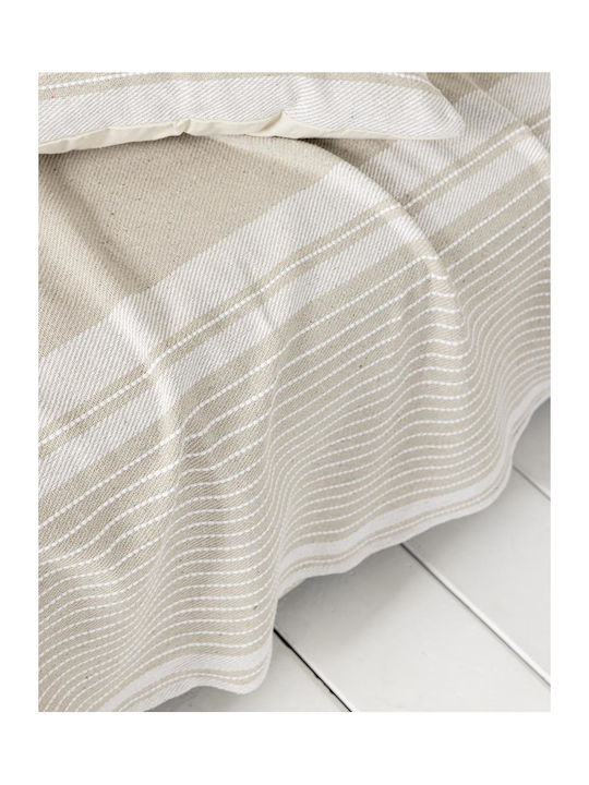 Nima Ριχτάρι Τριθέσιου Καναπέ Chenille 180x300εκ. Μπεζ