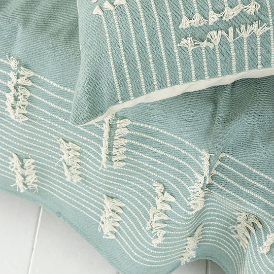 Nima Ριχτάρι Πολυθρόνας Chenille 180x180εκ. Πράσινο