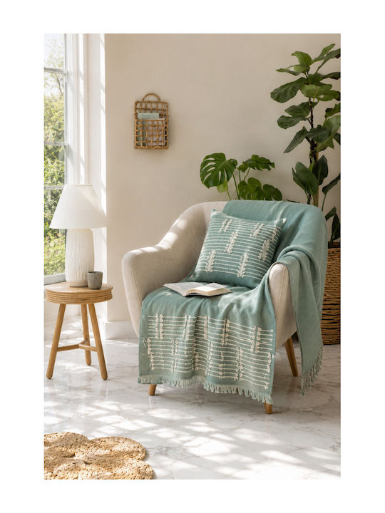 Nima Ριχτάρι Πολυθρόνας Chenille 180x180εκ. Πράσινο