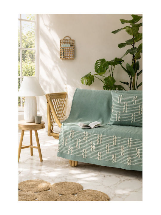 Nima Nima Sofa Throw Chenille 180x250cm Green