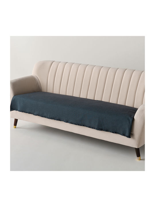 Kentia Everan Armchair Throw 85x140cm Blue