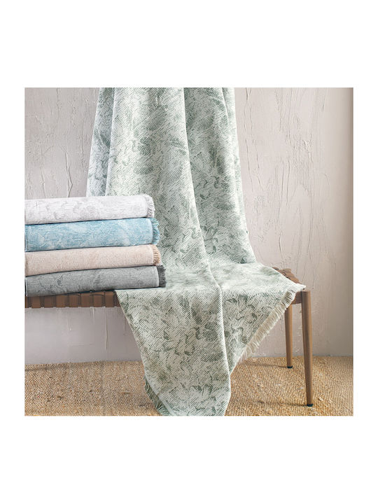 Rythmos Peony Dreisitzer-Sofa Wurf Jacquard 180x280cm Schakara