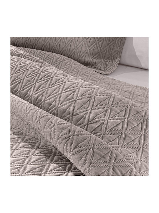 Guy Laroche Oasis Pătură Piqué Superdublă 245x260 cm Wenge
