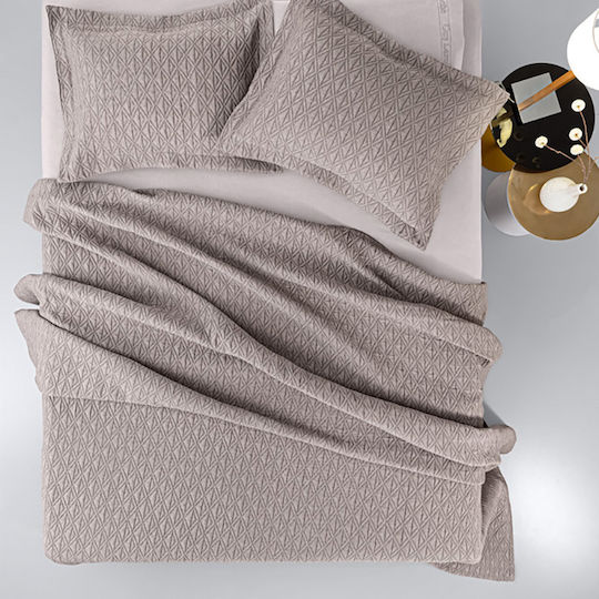 Guy Laroche Oasis Pique Double Blanket 245x260cm Wenge