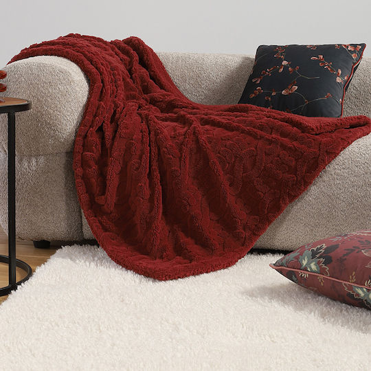 Nef-Nef Homeware Germain Κουβέρτα Sherpa Καναπέ 130x180εκ.
