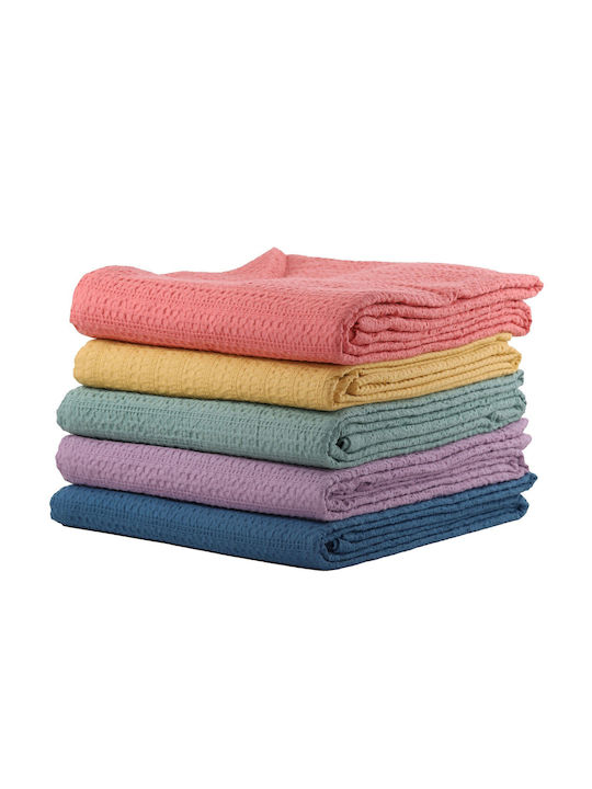 Nef-Nef Homeware Cool Pique Single Blanket 160x240cm Sand