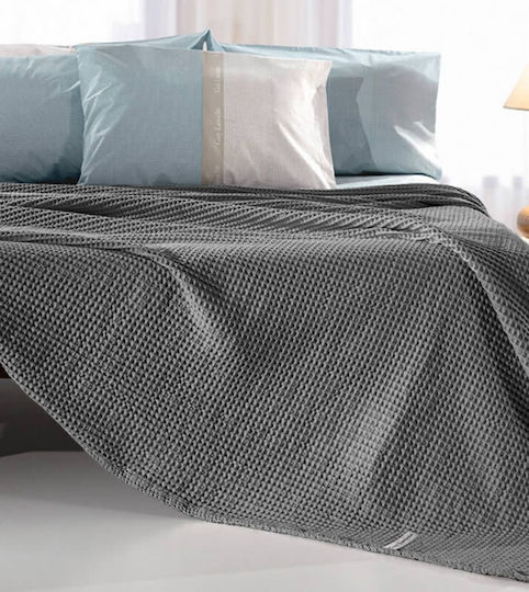 Guy Laroche Eternity Pătură Piqué King Size 260x240 cm Antracit