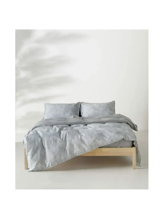 Kentia Cotton Satin Duvet Cover Set 220x240cm Double with 2 Pillowcases Solaya Stylish Solaya 22