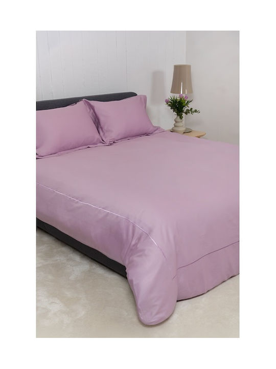 Biokarpet Duvet Cover Naf Naf Unique Lilac Set Super King