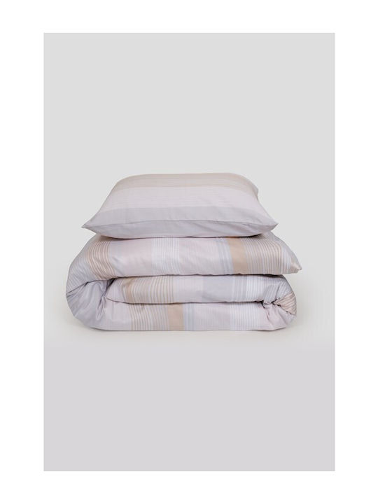 Viokarpet Duvet Cover Diamond 254 Opal Beige Set Duvet Cover Single