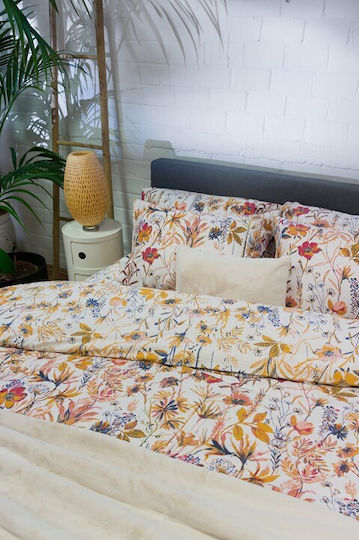 Viokarpet Duvet Cover Diamond 251 Emerald Yellow Set Duvet Cover Single