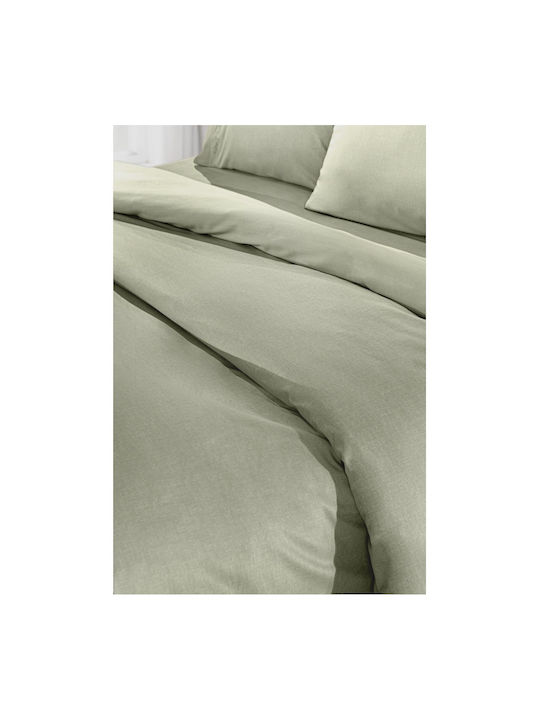 Guy Laroche Duvet Cover Cotton Queen 225x245 Minimal Khaki