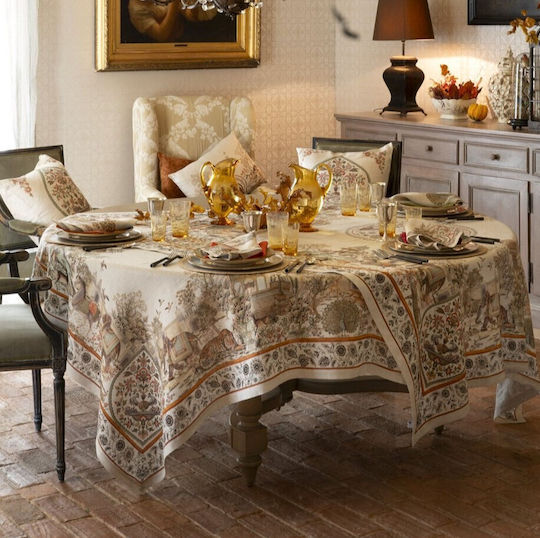 Tessitura Toscana Telerie Linen Tablecloth Mudra Tessitura Toscana Telerie Linen Tablecloth Mudra