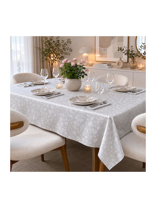 Astron Italy Τραπεζομάντηλο Grey 140x220εκ.