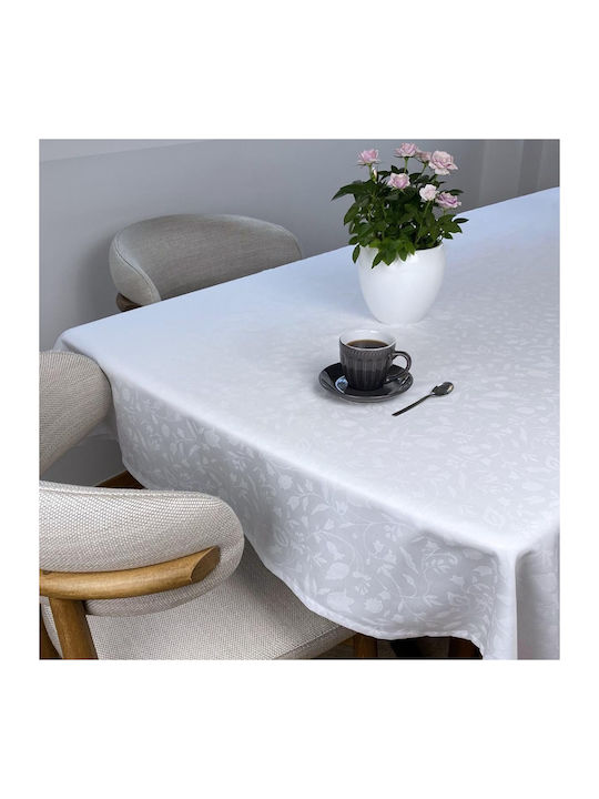 Astron Italy Τραπεζομάντηλο Imperial White 140x250εκ.