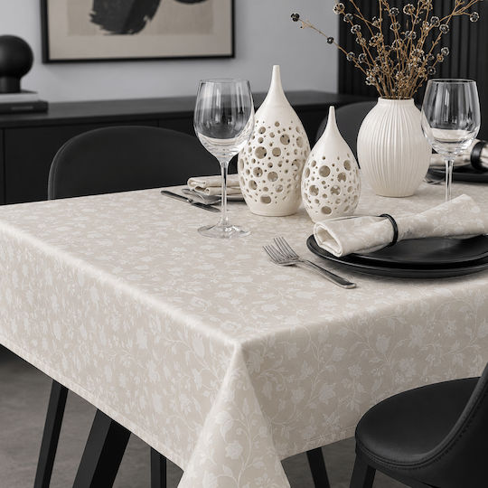 Astron Italy Tablecloth Set 13pcs Beige 140x280cm