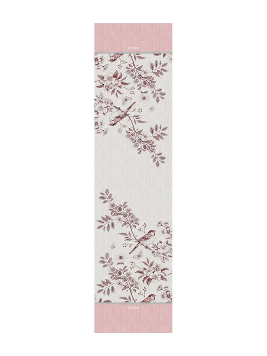 Saint Clair Runner Stain Resistant Pink 40x160cm